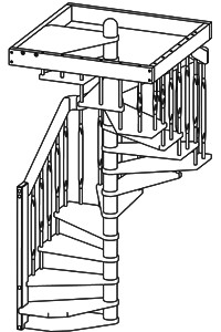 Лестница ЛВ-1.4Б